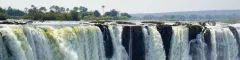 Banner Victoria Falls Zambia side or Zimbabwe side