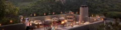 Phinda rock lodge rooftop dining experience in kwazulu natal