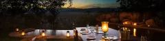 Accommodation in Meru National Park Kenya Dinner by Candlelight