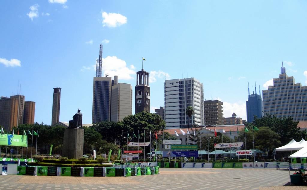 Nairobi City Centre Map 617x449