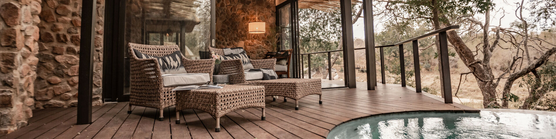 Banner Accommodation Sabi Sand South Africa Dulini Moya Suite Deck
