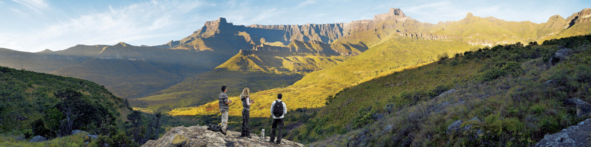Banner Drakensberg Mountains sunrise Mpumalanga Province South Africa