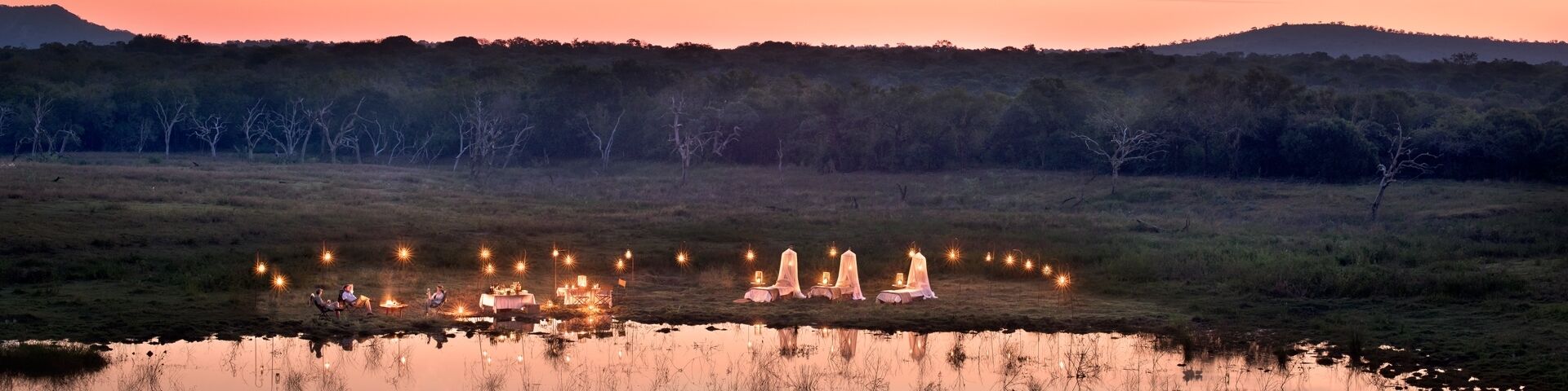 Phinda Private Game Reserve, sleep out under the stars banner