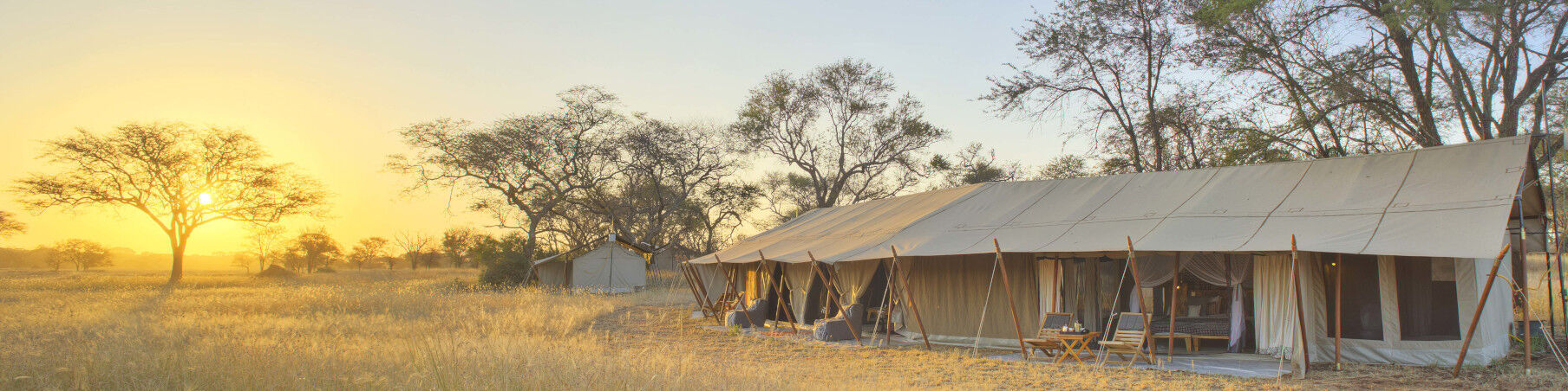 Accommodation in Tanzania Serengeti Migration Area Family Tent Exterior