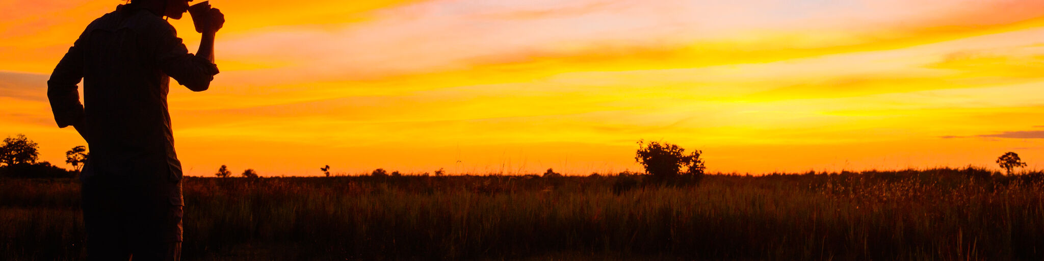 sunrise tea at Kwando_lebala, Botswana