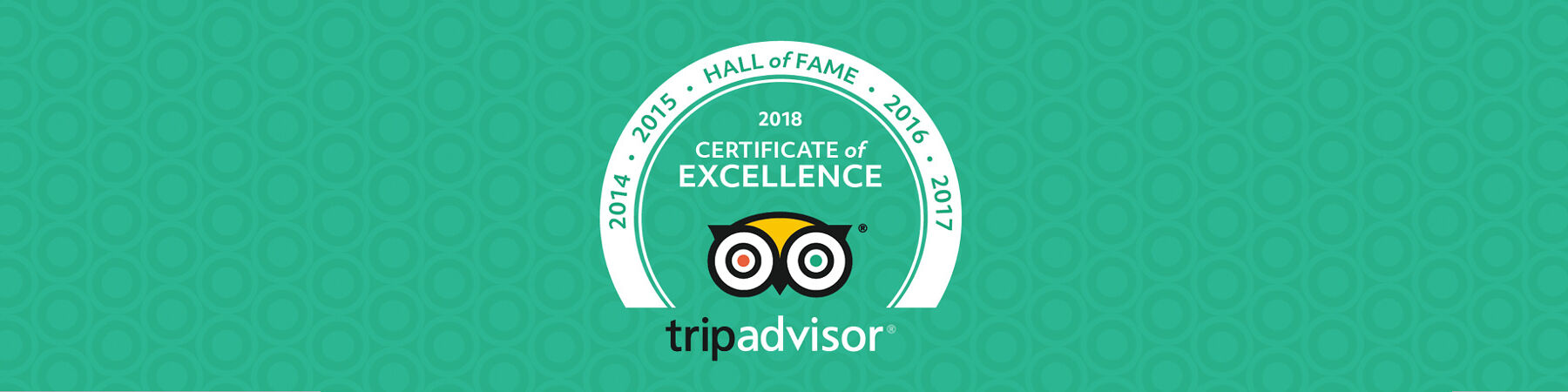 Trip Advisor Hall of Fame 2018