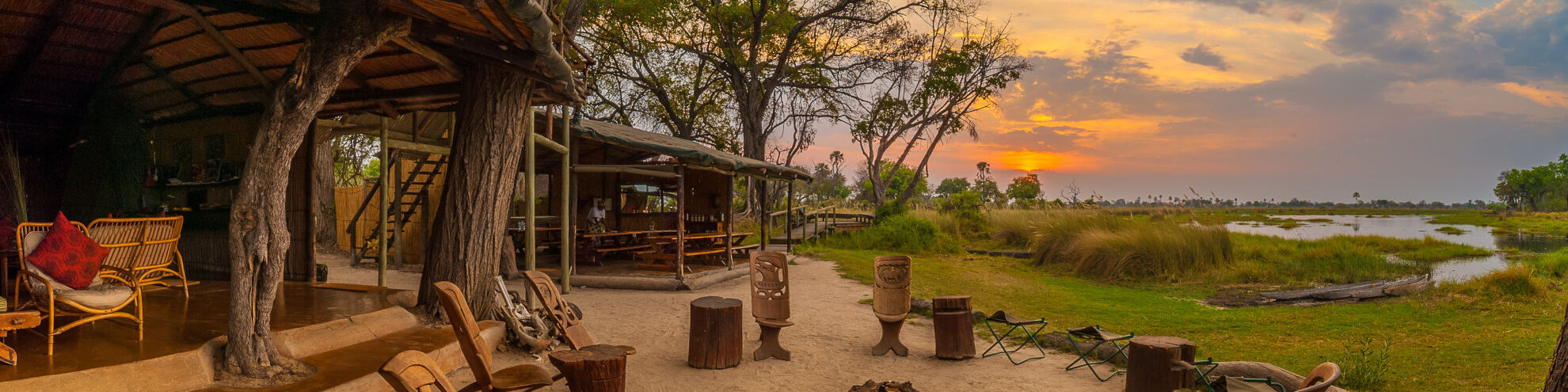 Accommodation in Moremi Game Reserve - Botswana
